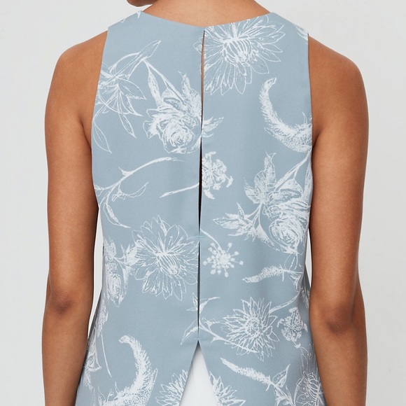 Aritzia Babaton Blue Maddox Blouse | XXS - Picture 3 of 9